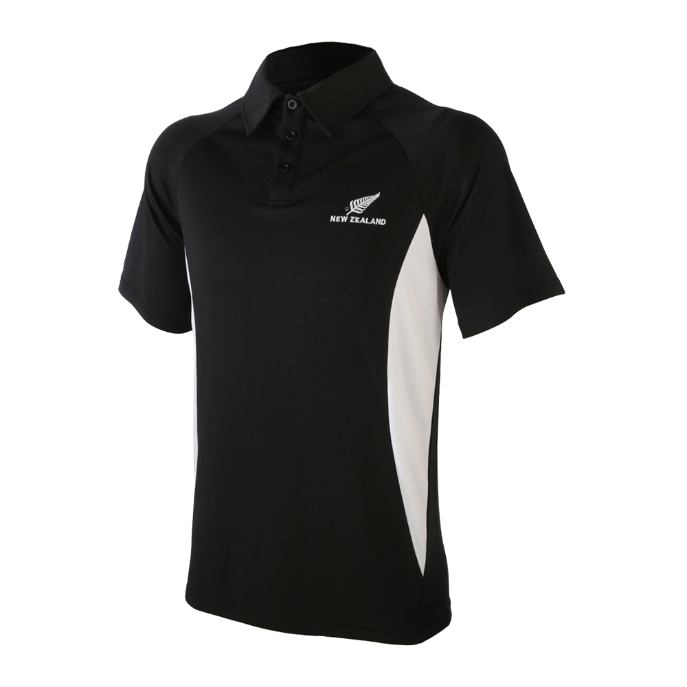 Active Polo with New Zealand silver fern logo