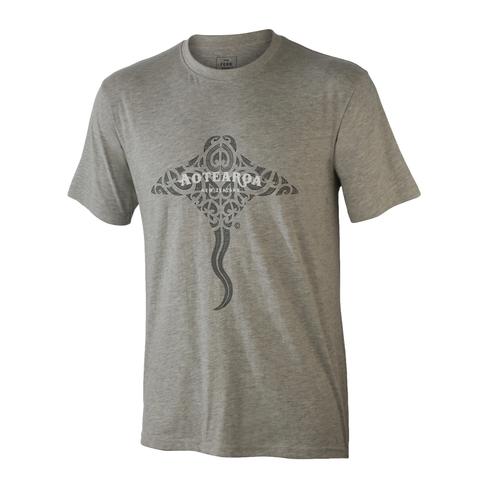 T-Shirt with Stingray design on front and back 100% cotton
