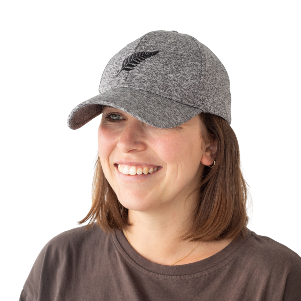 New Zealand/Aotearoa Silver Fern Grey Marl Unisex Cap